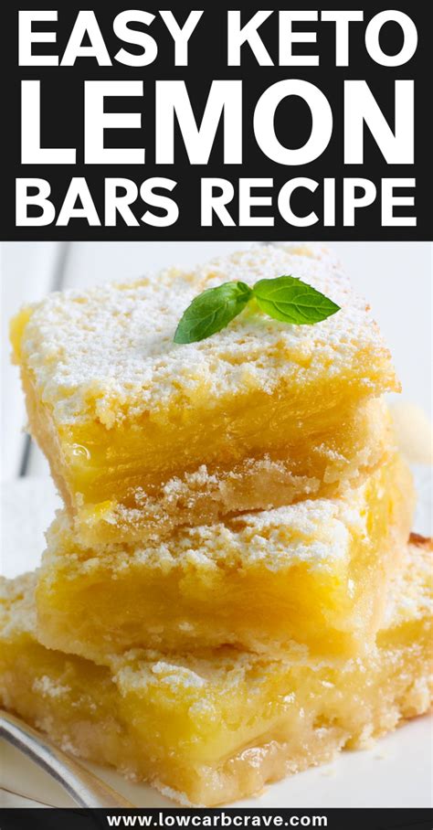 Join us as we make two of the best low carb lemon bar recipes! Easy Homemade Keto Lemon Bars Recipe (Low Carb & Sugar ...