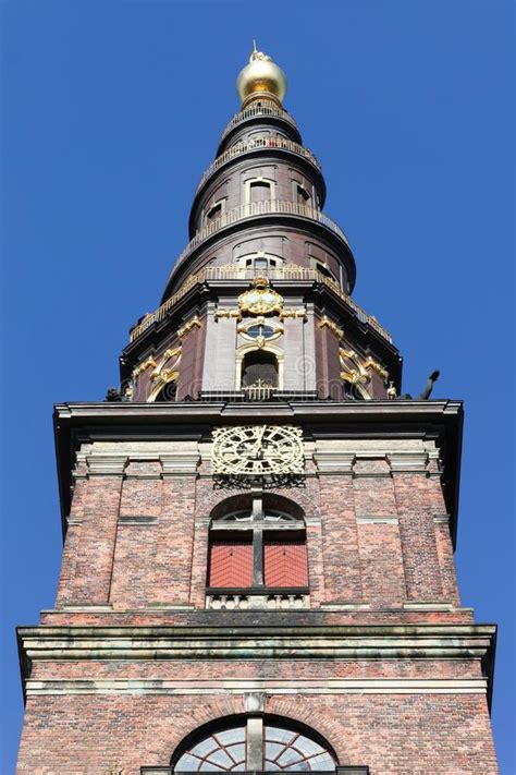 Church Of Our Saviour In Copenhagen Stock Image Image Of Saviour