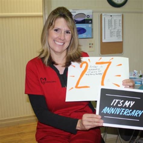 amber is a registered dental hygienist this week we are celebrating her 27th annivers… dental
