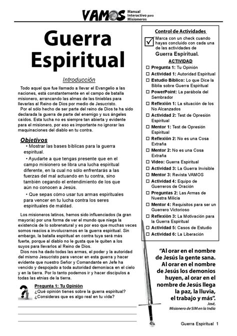 Guerra Espiritual By Sim Latinoamérica Issuu