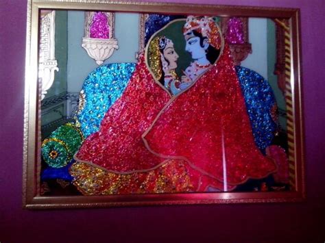 Shop Glass Painting Of Radha Krishna Online Shopclues