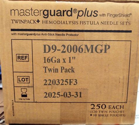 New Fresenius Masterguard Plus W Fingershield D Mgp Twinpack