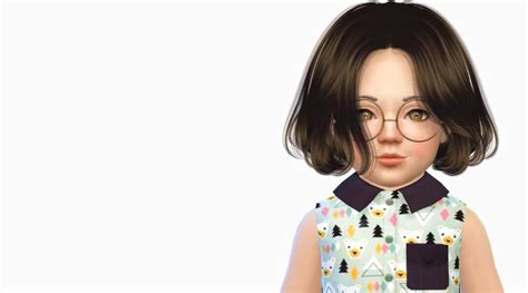 Fabienne Toddler Hair Sims 4 Sims Hair Sims 4 Toddler Clothes