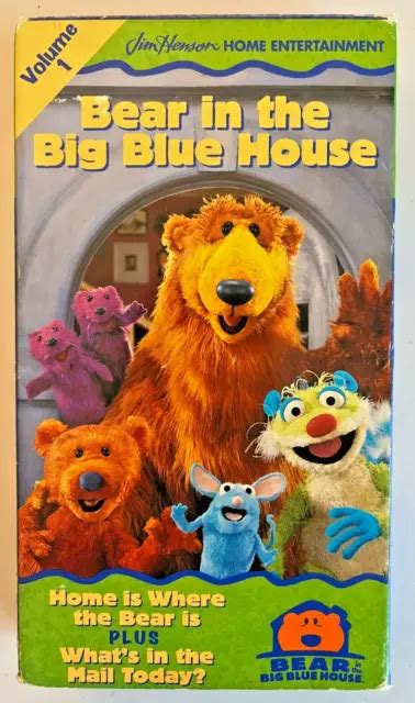 Bear In The Big Blue House Home Is Where The Bear Is Volume 1 Vhs 1998