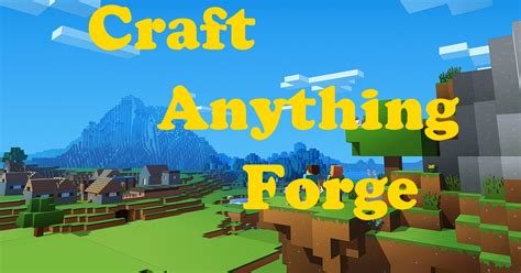 Craft Anything Mod Minecraft Mod