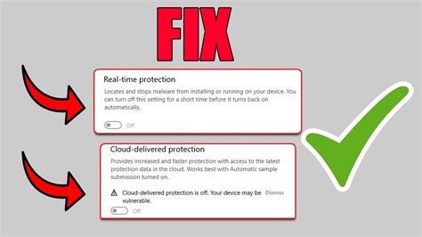 Real Time Protection Of Windows Defender Cant Turn On Fixed 2021