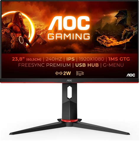 AOC Gaming 24G2ZU Monitor FHD Da 24 Pollici 240 Hz 0 5 Ms FreeSync