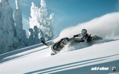 Ski Doo Snowmobile Sled Ski Doo Winter Snow Extreme Wallpapers