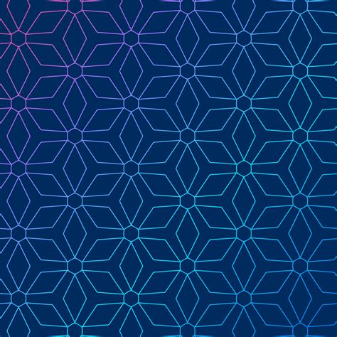 Blue Background With Abstract Geometric Pattern Download