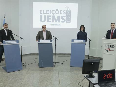 candidatos à reitoria da uems apresentam propostas em debate dourados news