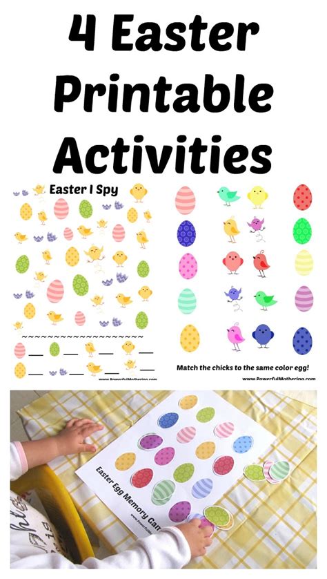 Easter Printable Activities For Kids