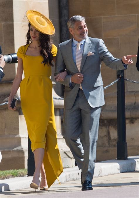 Clooney wore the striking frock so well that mccartney named the dress for her, too. Amal Clooney's Royal Wedding Dress Just Stole The Show ...
