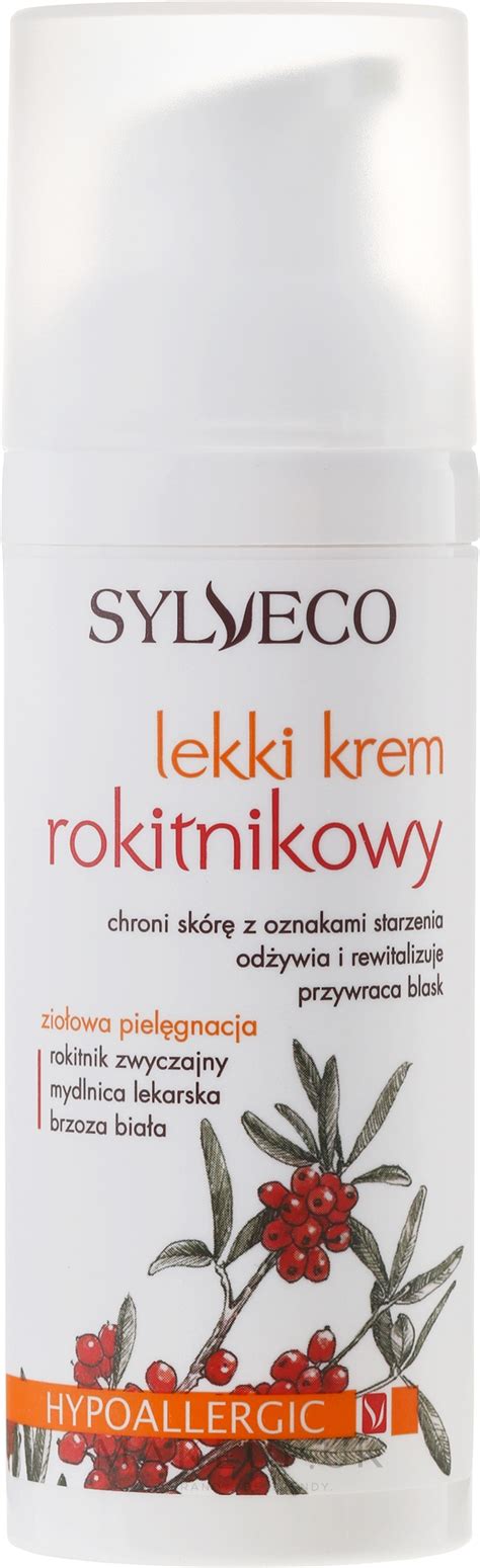 Light Sea Buckthorn Face Cream Sylveco Makeupuk