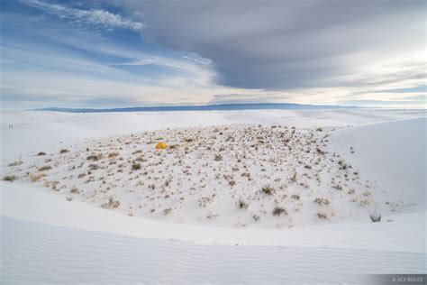 White Sands Camp White Sands National Monument New Mexico Mountain