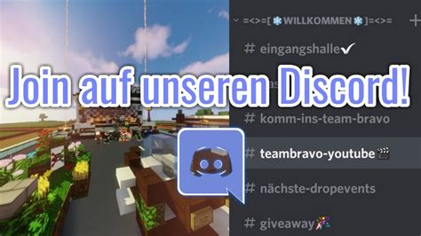 So Kommst Du Auf Unseren Discord Server Team Bravo Griefergames