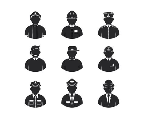 Set Of Person Icon Ai Vector Uidownload
