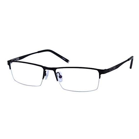jcerki black half frame business bifocals reading glasses 1 75 men women fashion light bifocals