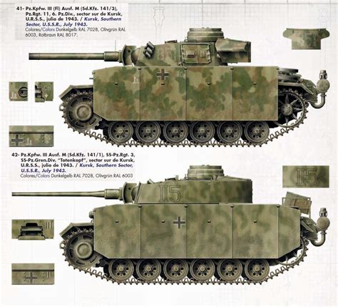 Pzkpfw Iii Fl Ausf M And Pzkpfw Iii Ausf M Kursk 1943 With Images
