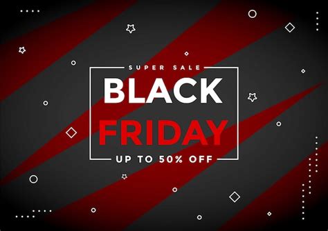 Premium Vector Black Friday Sale Banner Layout Template