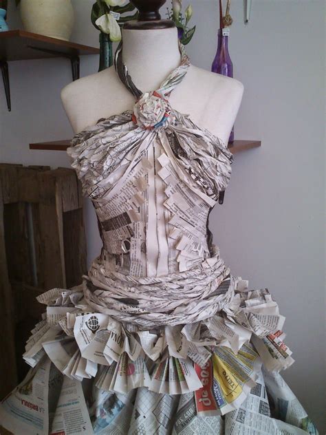 Vestido De Novia Reciclaje Ropa Con Material Reciclado Vestido
