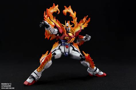 Hgbf Try Burning Gundam Saint Ism Gaming Gunpla Digital Art