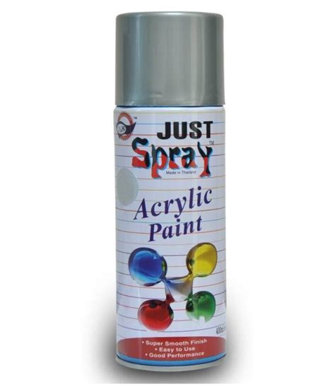 JUST SPRAY ZINC SILVER Color Multipurpose General Spray ...