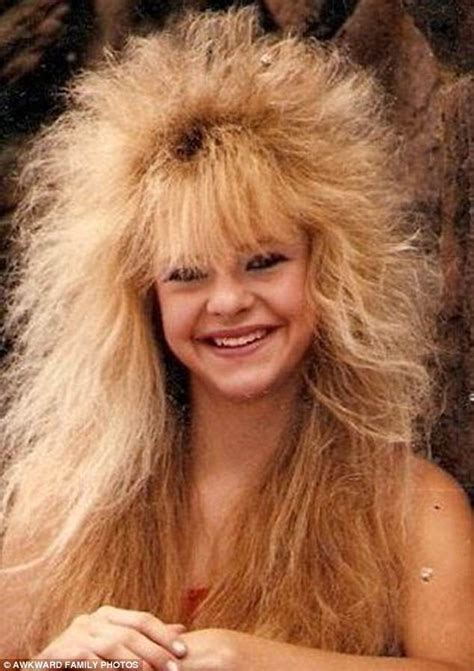 Long hair can be smoothed down for a sleek finish, while shorter hair can be tousled for a spiky wet look. The 80s styles you'd never catch anyone sporting today ...