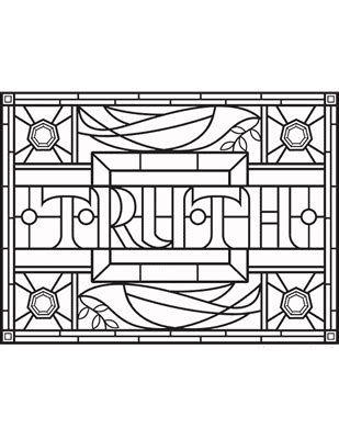 Telling The Truth Coloring Pages
