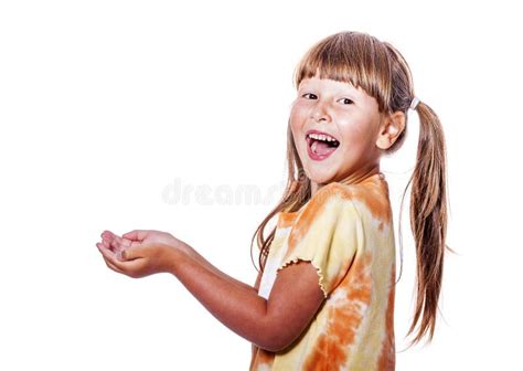 Laughing Girl Catching Stock Image Image Of Expression 93904489