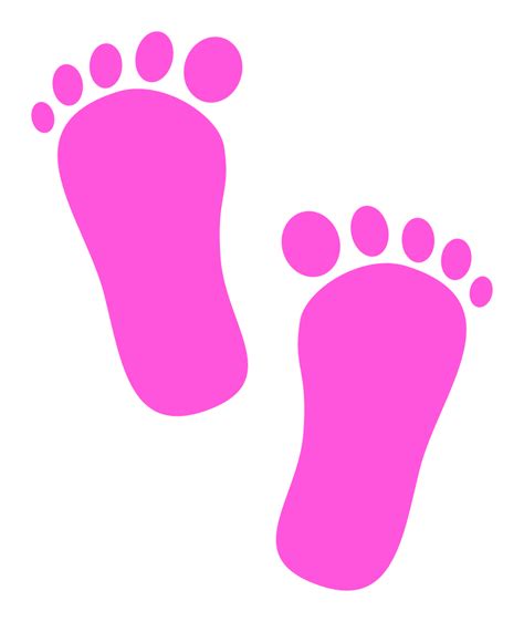 Onlinelabels Clip Art Baby Footprints