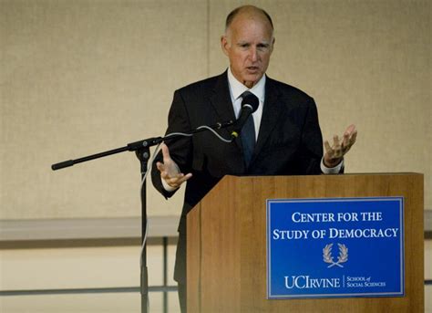 Jerry Brown Declares Candidacy For Governor Orange County Register