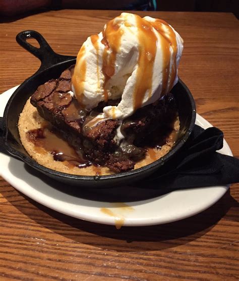 Saltgrass steak house now has over 50 establishments. Brownie skillet crumble, a brownie on top a cookie with ...
