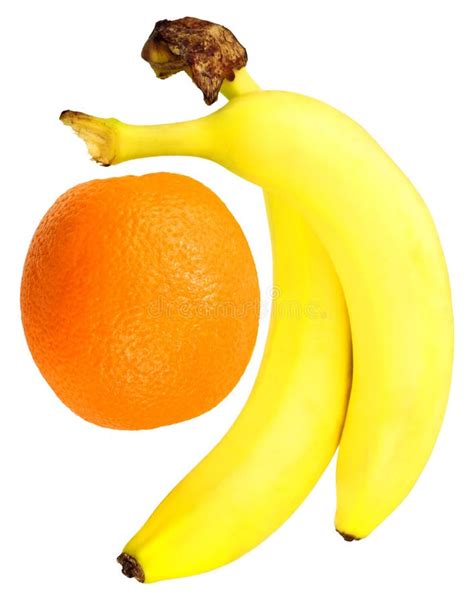 Bananas Orange Tangerine And Apple Stock Image Image Of Vitamins