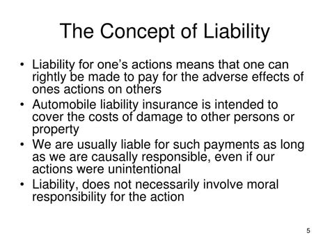 Ppt Responsibility Accountability And Liability Powerpoint