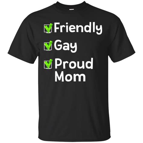 friendly gay proud mom t shirt for lgbt mothers support t minaze