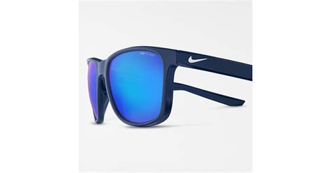 nike unisex essential endeavor polarized sunglasses in blue lyst