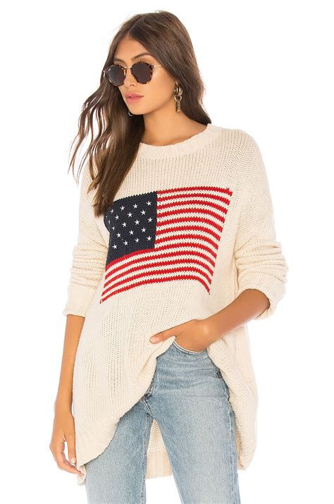Show Me Your Mumu Fireside Sweater In American Flag Revolve