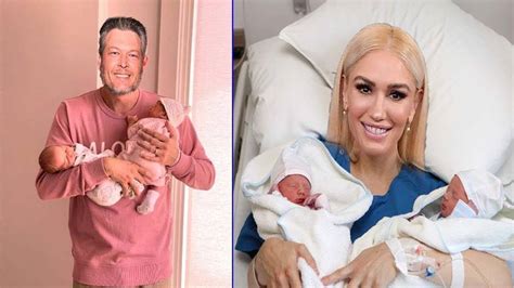 Gwen Stefani And Blake Shelton Reveal Twins Girl S Name After They Were Born Days Ago At Hospital