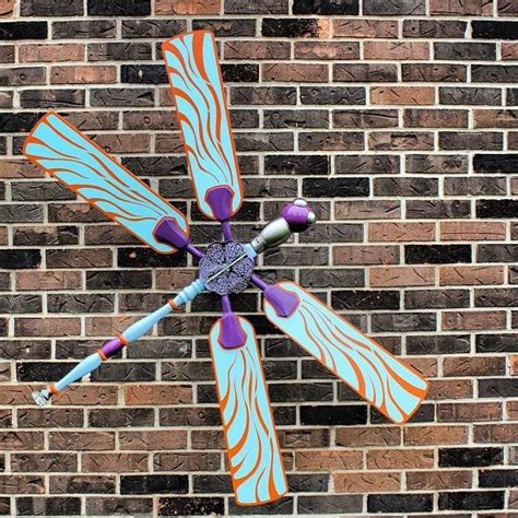 Dragonfly Yard Art Ceiling Fan Crafts Ceiling Fan Art