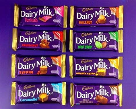 irish cadbury dairy milk chocolate 8 pack dairy milk tiffin turkish delight mint crisp