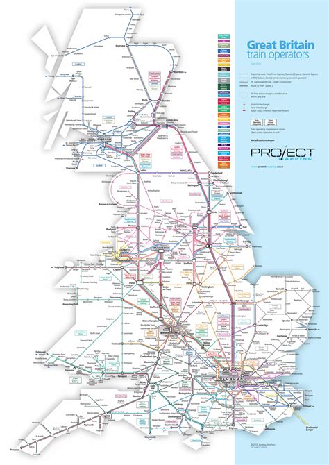 National Rail Route Map