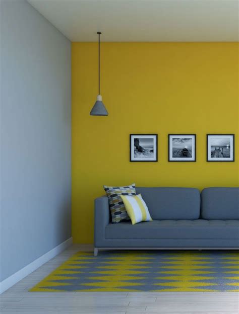 Yellow And Gray Living Room Ideas Living Room Color Combination Room