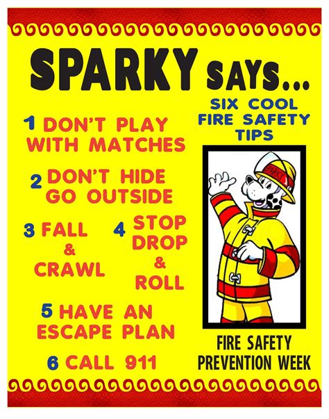 Fire Safety Week Posters Video Video Fire Safety Post