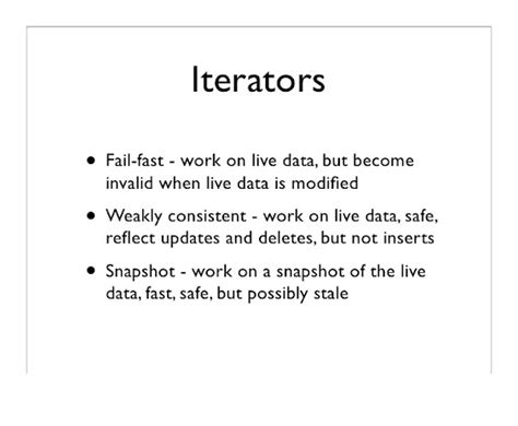 What Is Fail Safe And Fail Fast Iterator In Java Java67