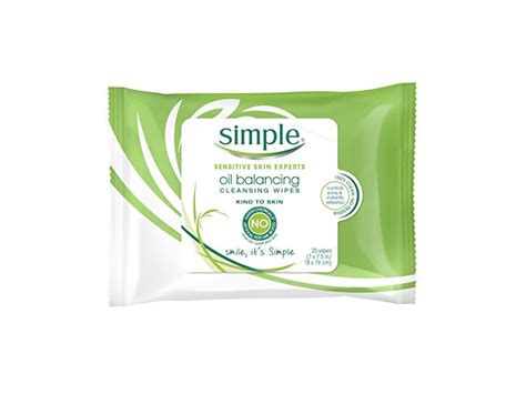 Zinc pca gently absorbs excess oil for a clearer complexion • natural antibacterial helps reduce i have very sensitive skin and almost all moisturizer i have try will make my oily skin become more oily and. Simple Cleansing Facial Wipes Oil Balancing, 25 Count ...
