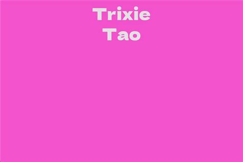 Trixie Tao Telegraph