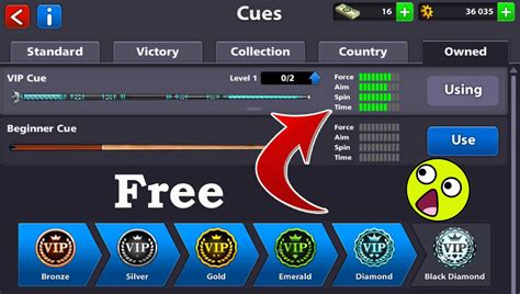 The value of these rewards varies with your account level but it's pretty good rewards amount to 1 million coins and cash and boxes per day 🙂 that's. Vip Cue Free 8 ball pool
