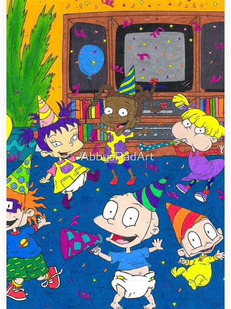 Rugrats Nickelodeon Tommy Chuckie Angelica Birthday Party Spiral