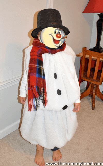 How To Make A Quick And Easy Snowman Costume Directions Are For A No