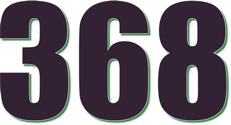 368 — триста шестьдесят восемь натуральное четное число в ряду